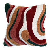 DEEP RED FLOW SCATTER CUSIONS