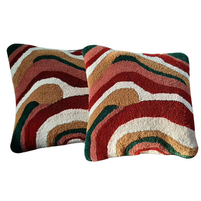 DEEP RED FLOW SCATTER CUSIONS